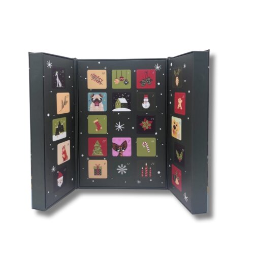 advent calendar pet food box