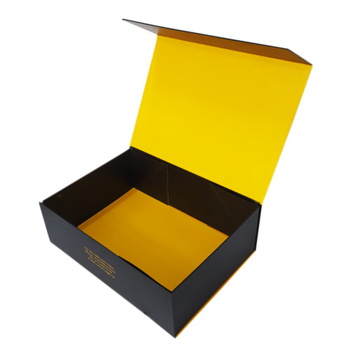 folding box with ribbon